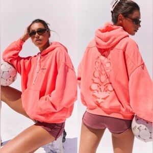 New Free People Final Call Buti Logo Hoodie Size XS